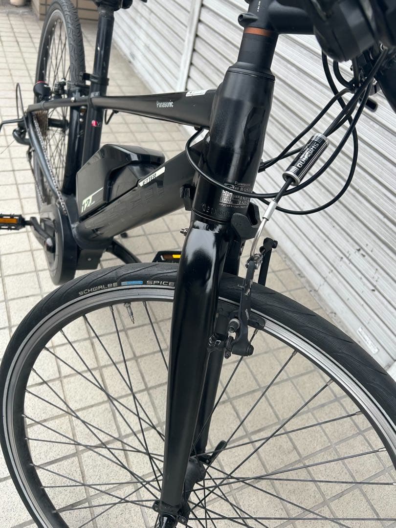 パナソニック電動アシスト 700cc バッテリー12Ah 鍵2個付き 充電器あり