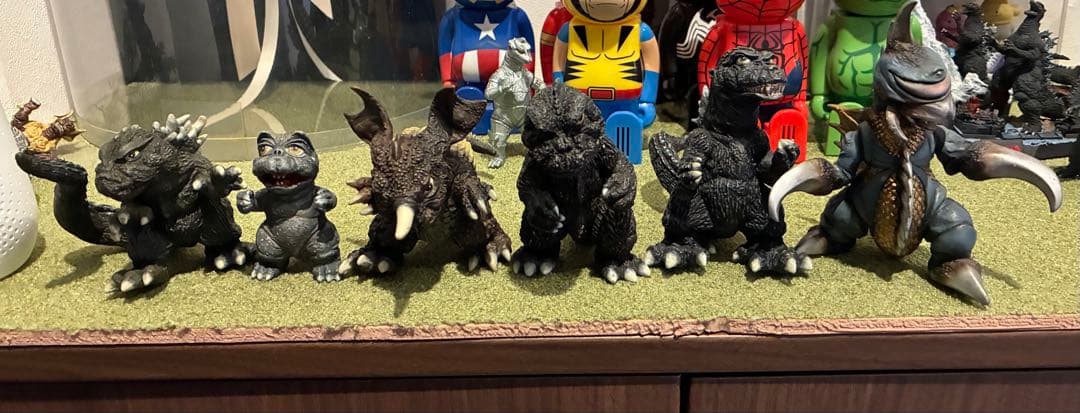 ゴジラフィギュア 6体セット ウエストケンジ　リアルディフォルメソフビ