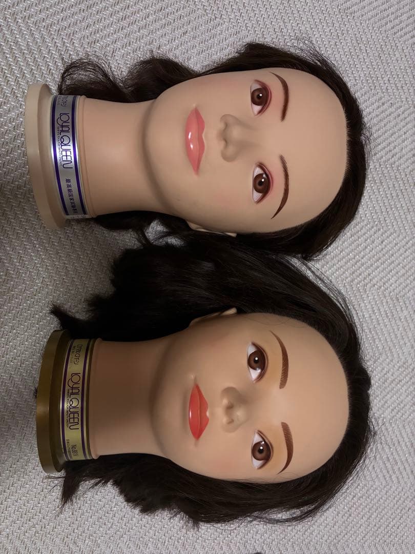 ウィッグ2体とスタイリング用具セット