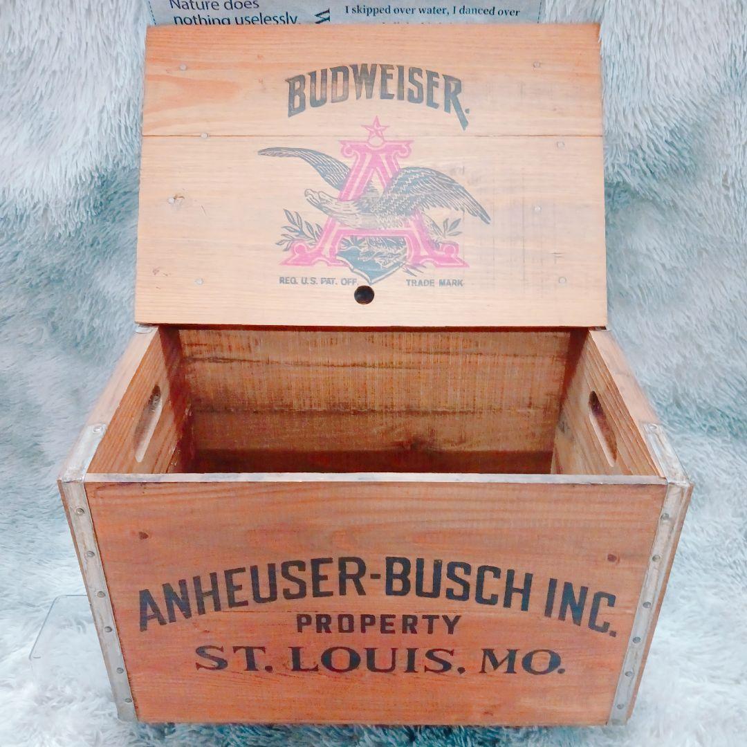 ❤️Budweiser❤️ヴィンテージ✨木箱 Anheuser-Busch 限定