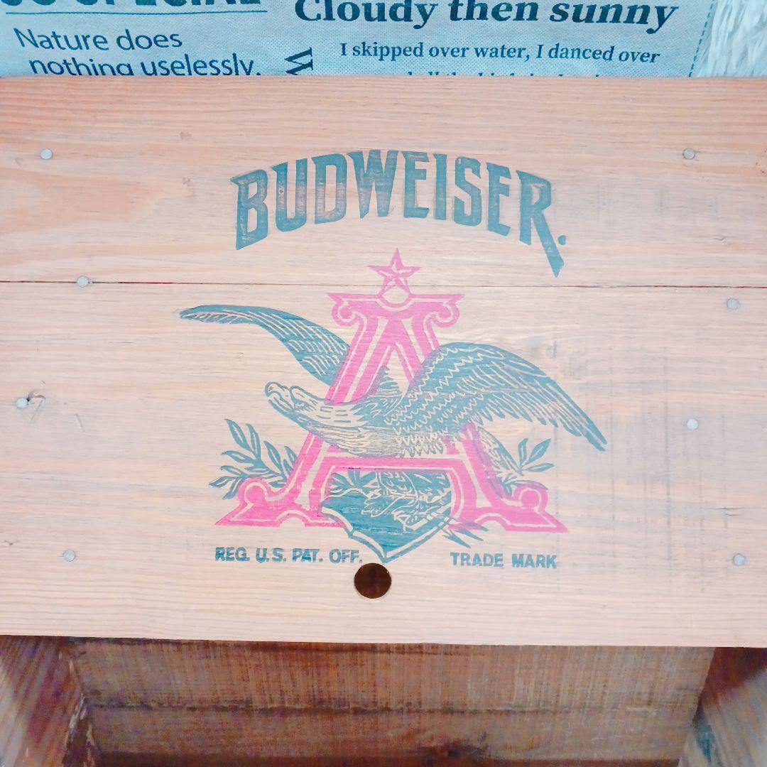 ❤️Budweiser❤️ヴィンテージ✨木箱 Anheuser-Busch 限定