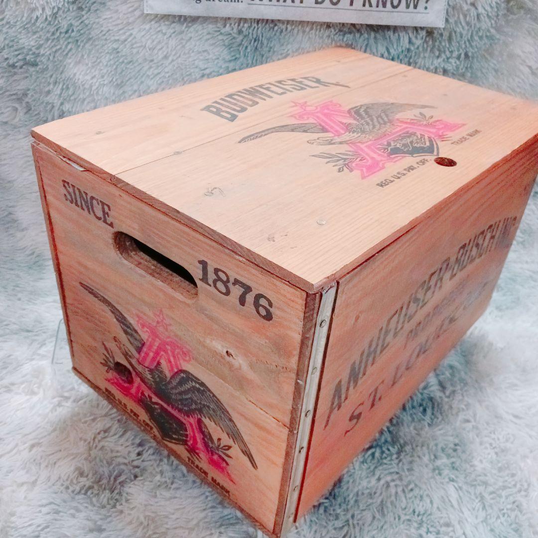 ❤️Budweiser❤️ヴィンテージ✨木箱 Anheuser-Busch 限定