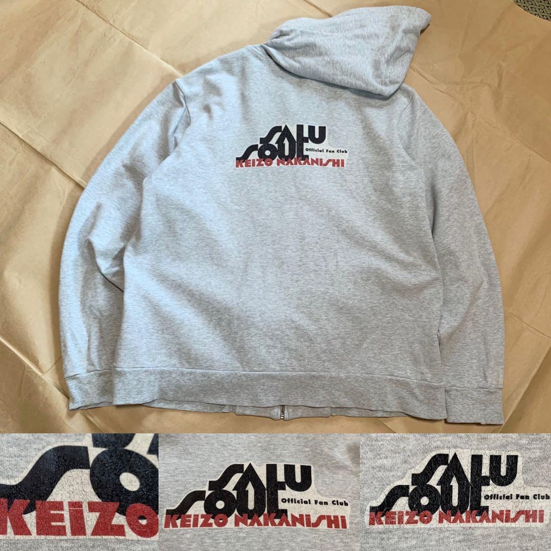 中西圭三 オフィシャル ファンクラブ パーカー スウェット グレー グッズ
