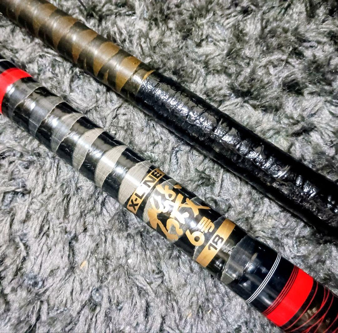 シマノハイパワーX磯6号4.8m&ハイパワーXかかり3号4.5mまとめて２本