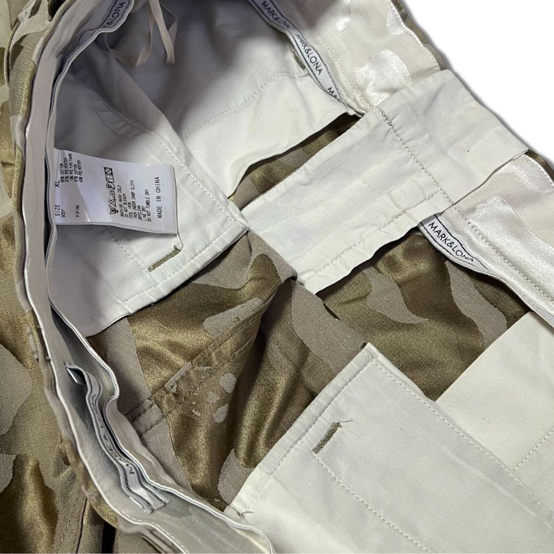 MARK&LONA ショートパンツ XL メンズ カモフラ 総柄 ゴルフ ロナ