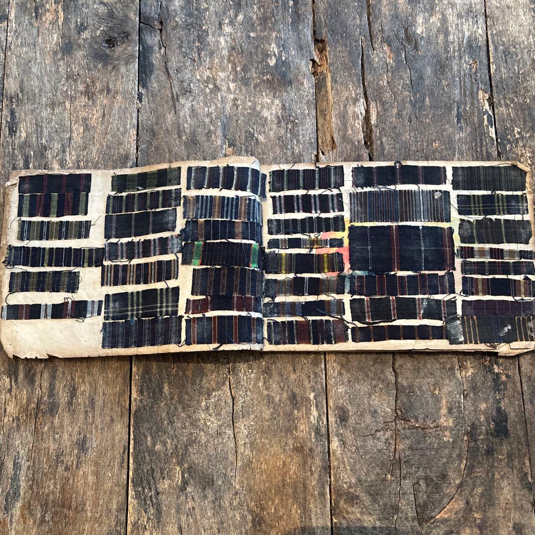 希少◆縞帳❷縞　襤褸　骨董