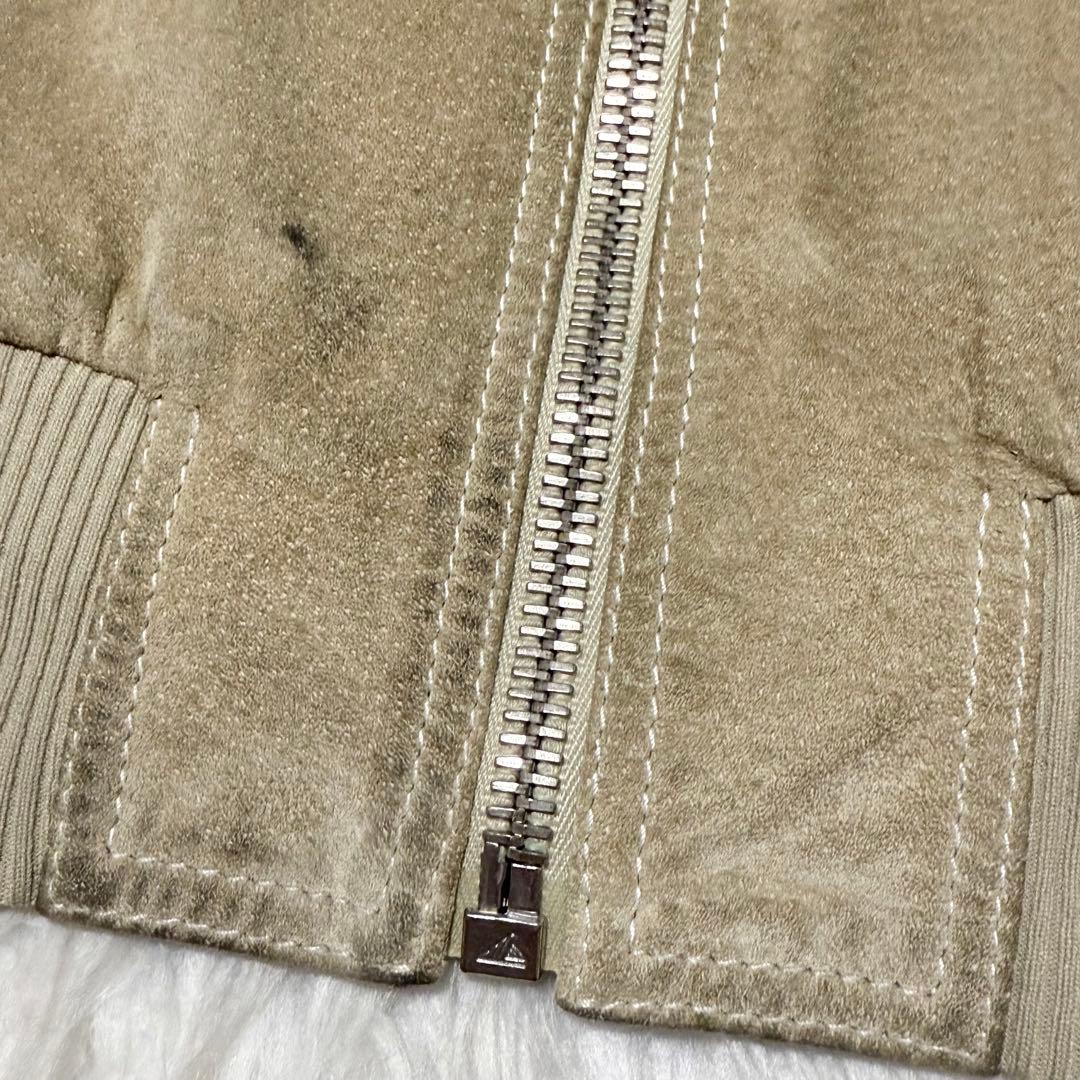 AI 本物 ドルチェ&ガッバーナ ダストウォッシュ加工 レザー ジャケット