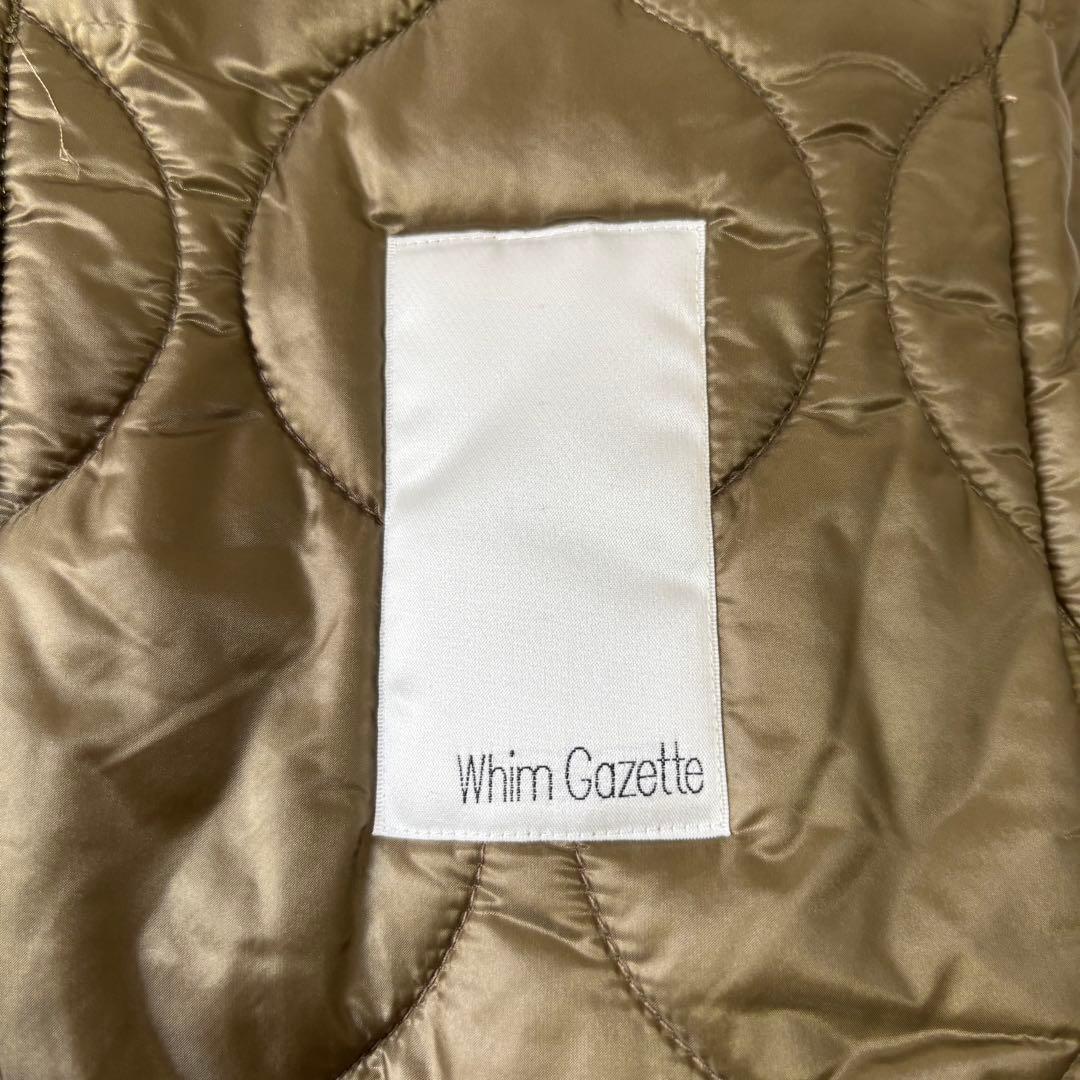 【美品】ウィムガゼット キルトジャケット付きモッズコート キルティング カーキ