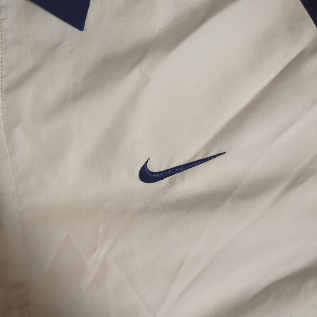 00s　ナイキ　トレーニングフェア　上下　XL　ジャージ　バスケ　部活　白　紺
