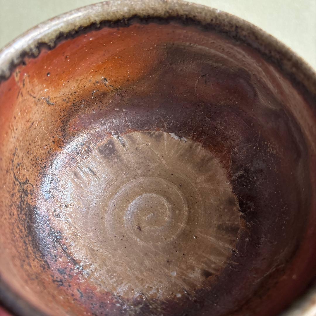 備前焼 山本出 抹茶碗 茶道具 共箱（10m）