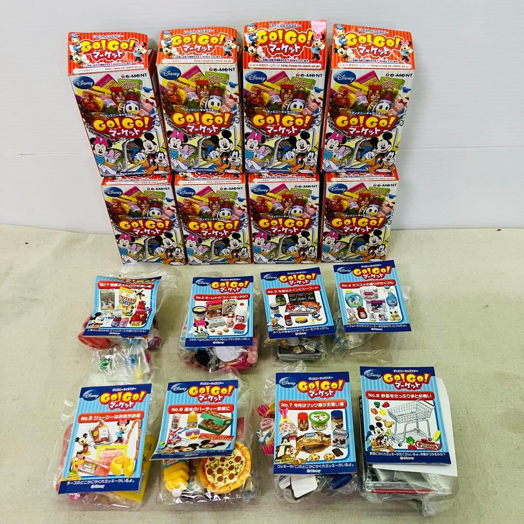全8種コンプリート ディズニーキャラクター GO!GO！マーケット リーメント
