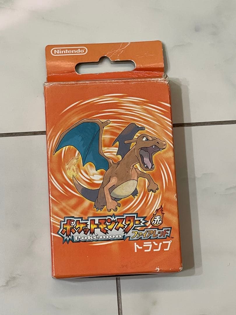【激レア！】　【当時物！！】ポケットモンスター　ファイヤレッド　トランプ　（赤）