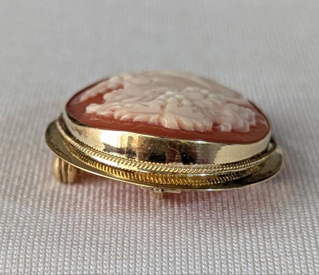 Donadio シェルカメオ ブローチ ペンダントトップ アンティーク
