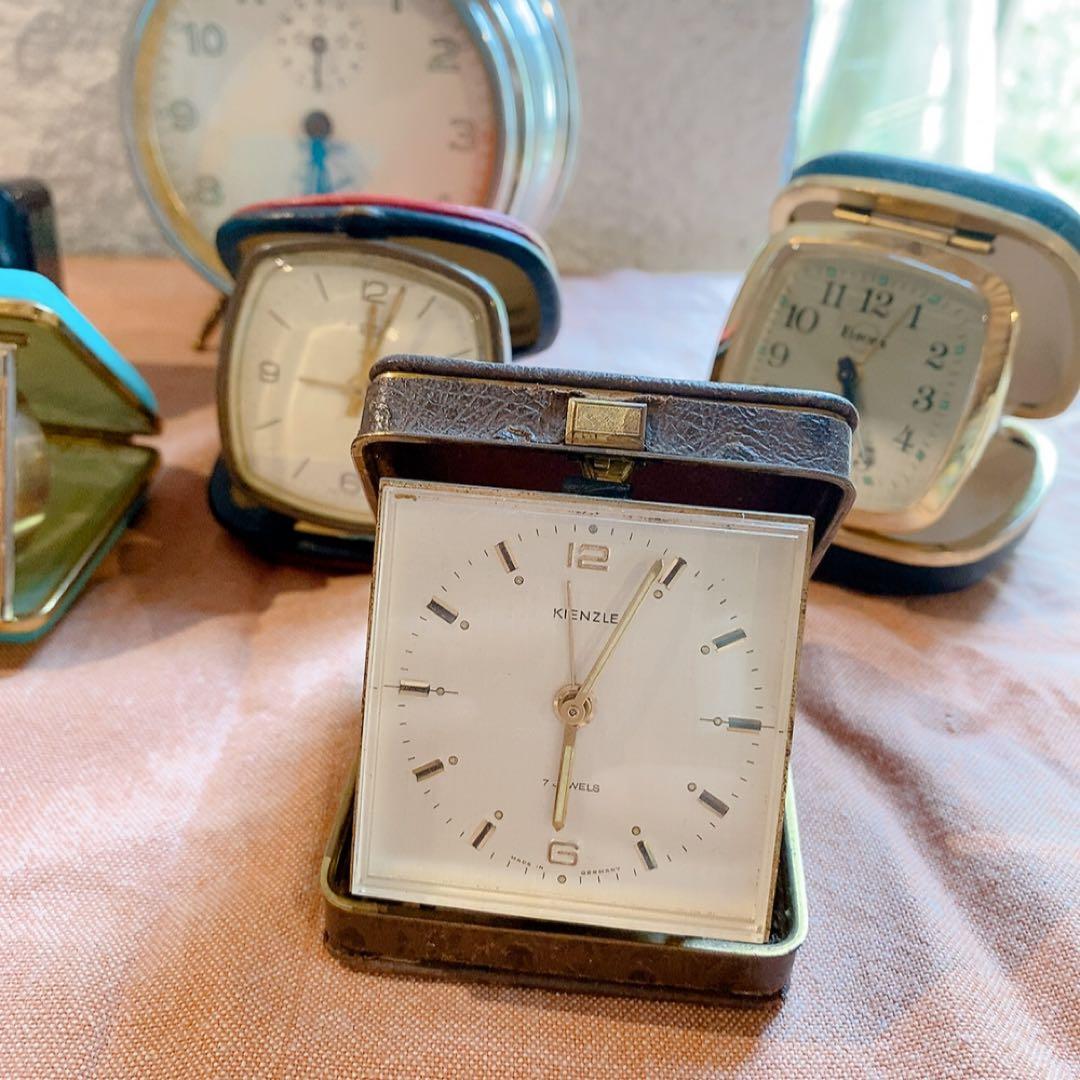 ドイツ　ヴィンテージ時計　トラベル時計　目覚まし時計セット