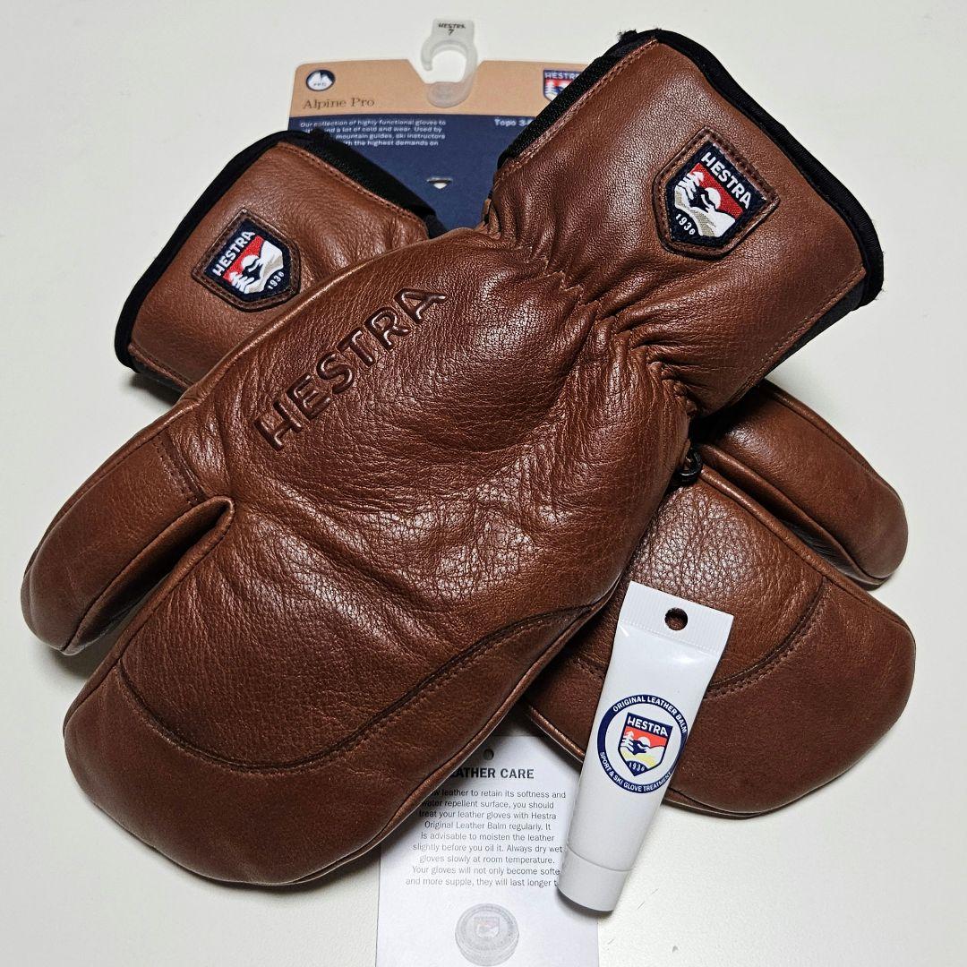MMM様。Hestra レザーグローブ Topo 3-finger サイズ7