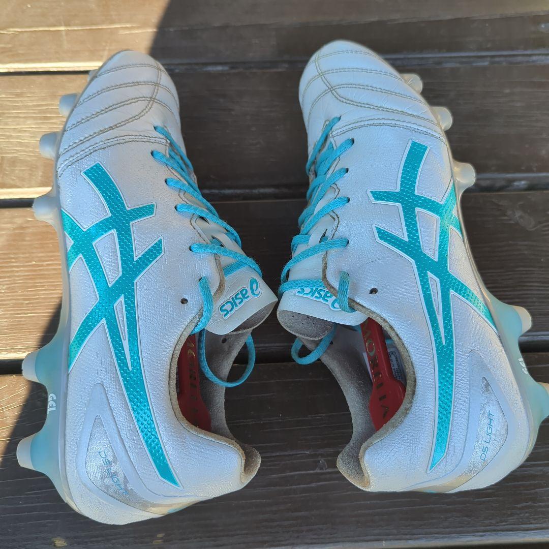 DSライトプロ サッカーシューズ ホワイト/ブルー