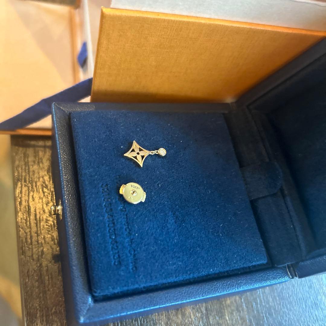 LOUIS VUITTON ルイヴィトンピアスk18 モノグラムイディール