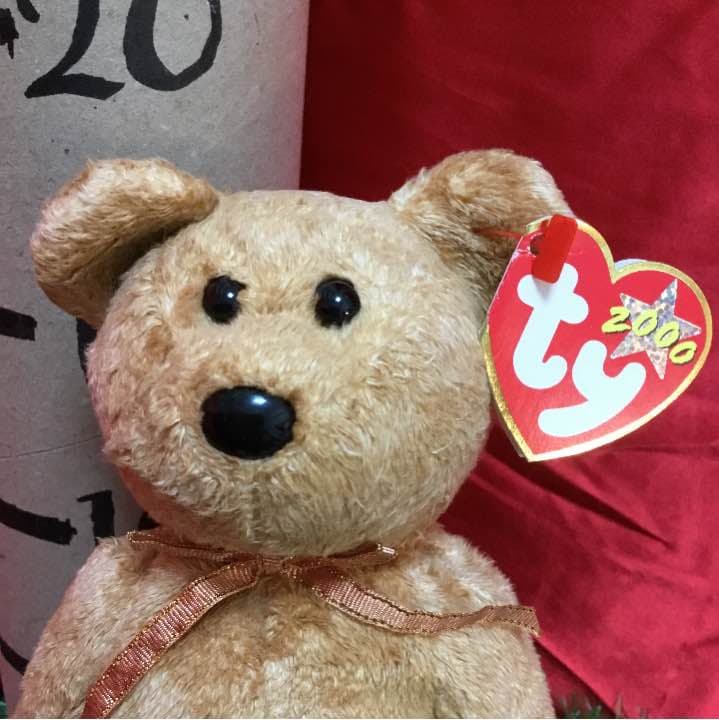 4月22日誕生日⚫️カシューナッツくま⚫️Ty ビーニーズ BeanieBaby