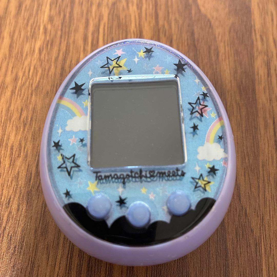 Tamagotchi meets 紫色 星と虹デザイン