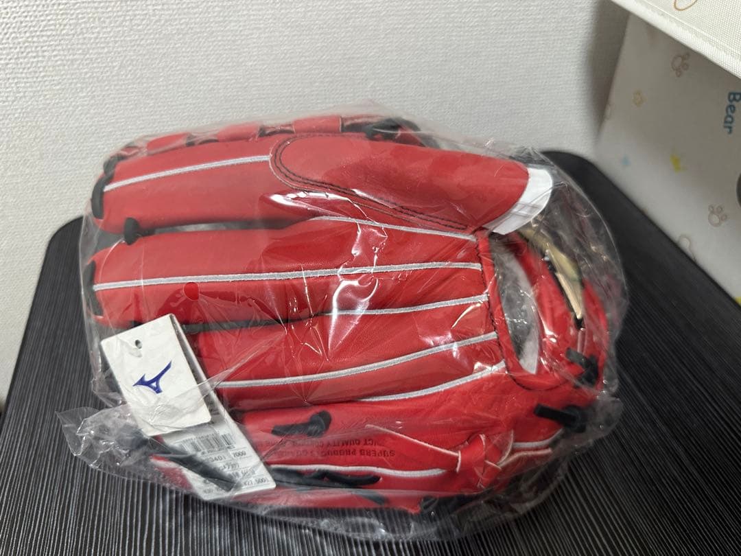 ミズノ 野球一般軟式グローブ 1AJGR33401-7009 レッド