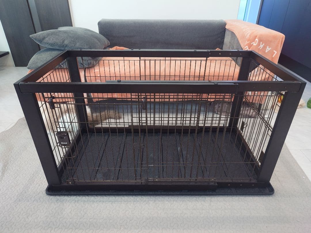 【最終処分】リッチェル 木製スライドペットサークル レギュラー カバー付き