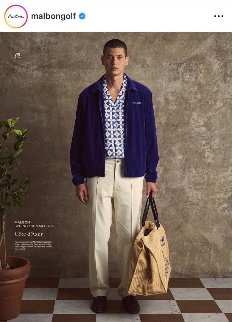 新品未使用 MALBÔN トートゴルフバッグ Golf マルボン