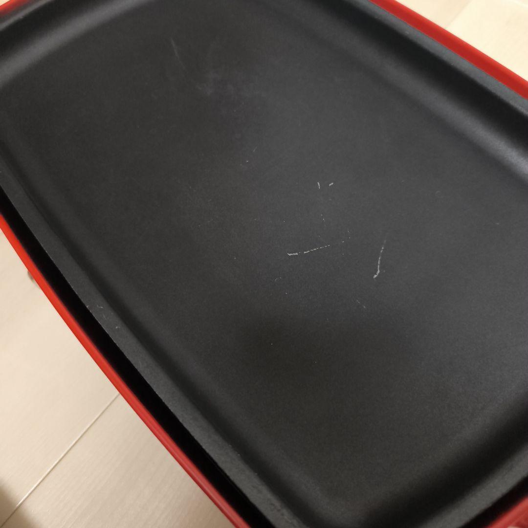 グリル付 BRUNO ブルーノ ホットプレート グランデ BOE026 レッド