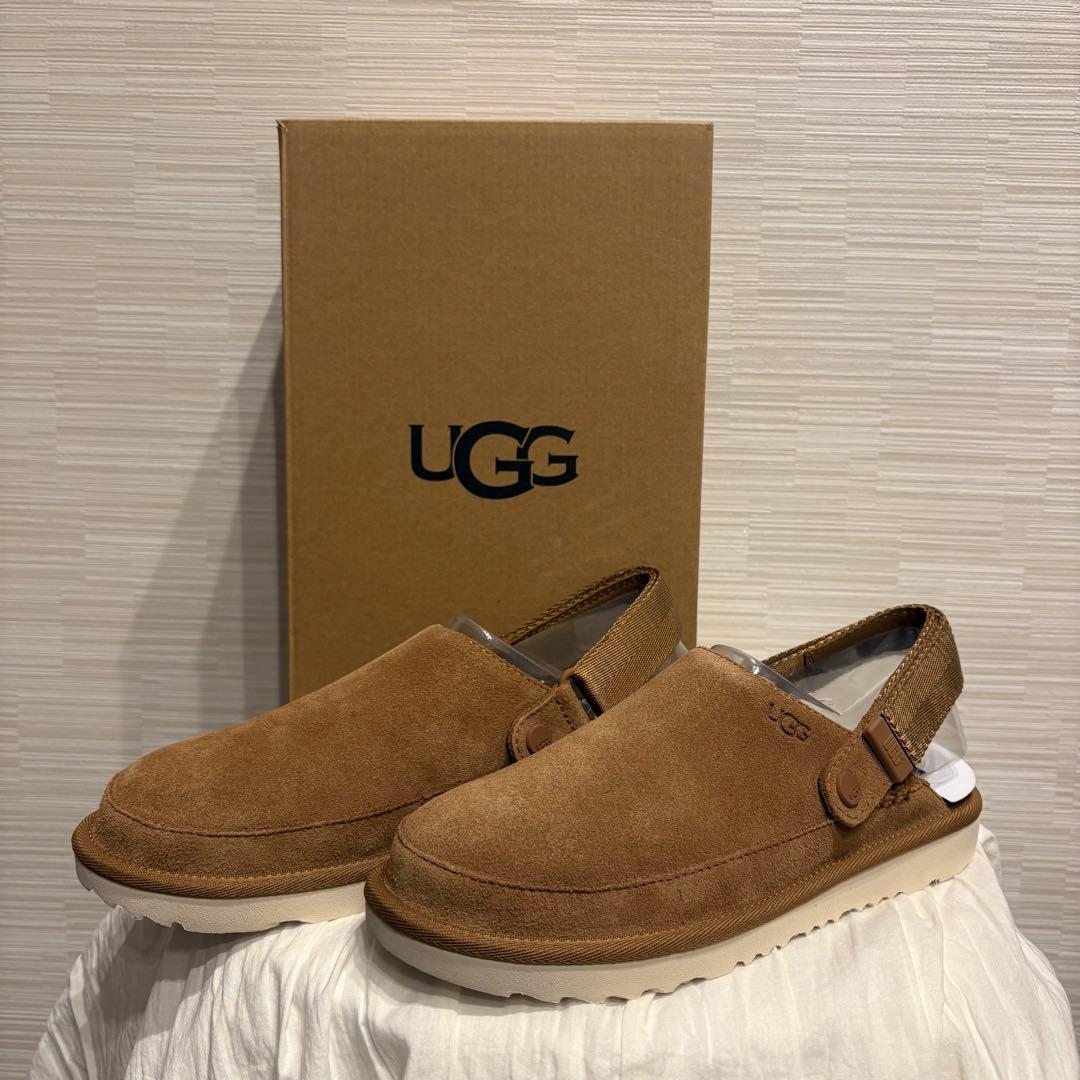新品未使用　UGG アグ ゴールデンスター クロッグ チェストナッツ 23.5㎝