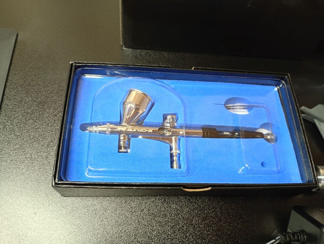 AERO CROSS［quiet］静音 エアコンプレッサー エアブラシ セット