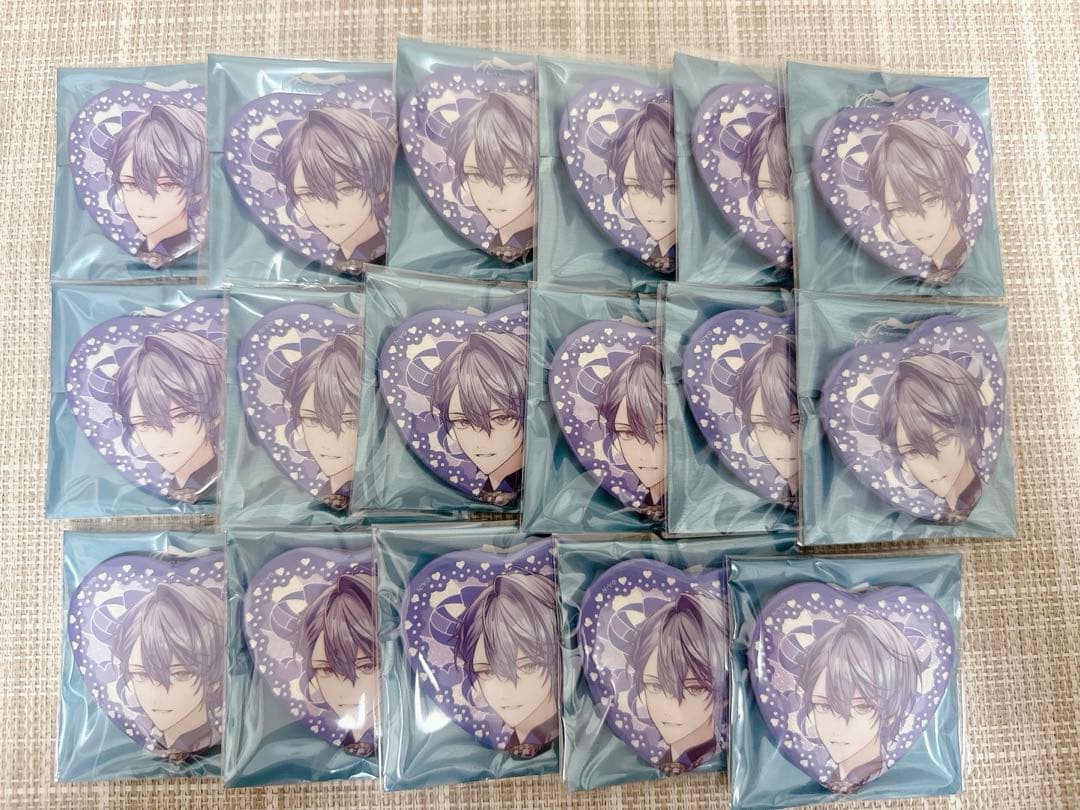 【Prism Heart June Bride】ハート型缶バッジ　 小柳ロウ