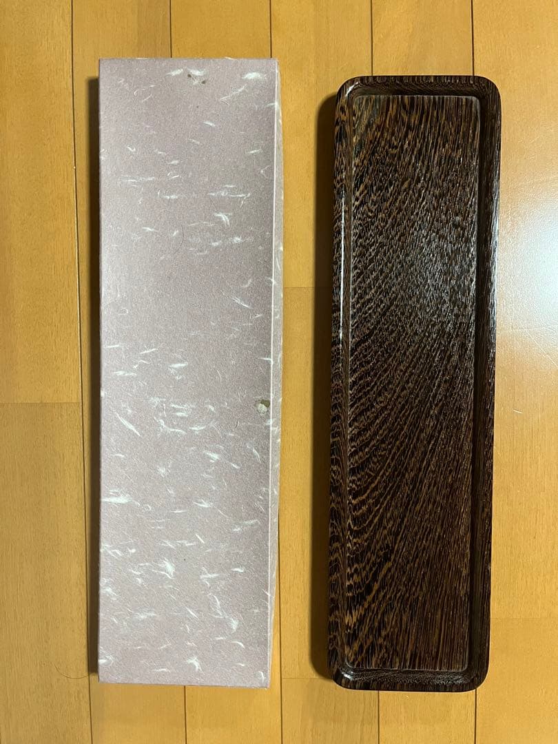 煎茶道具　紫丹一文字盆　尺五　お値下げしました