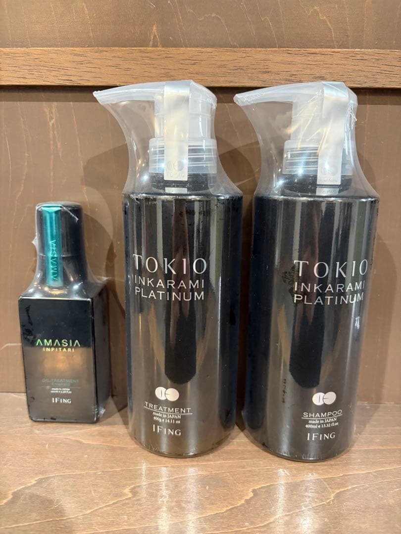 TOKIOプラチナム シャンプー &トリートメント(400ml) &アウトバス