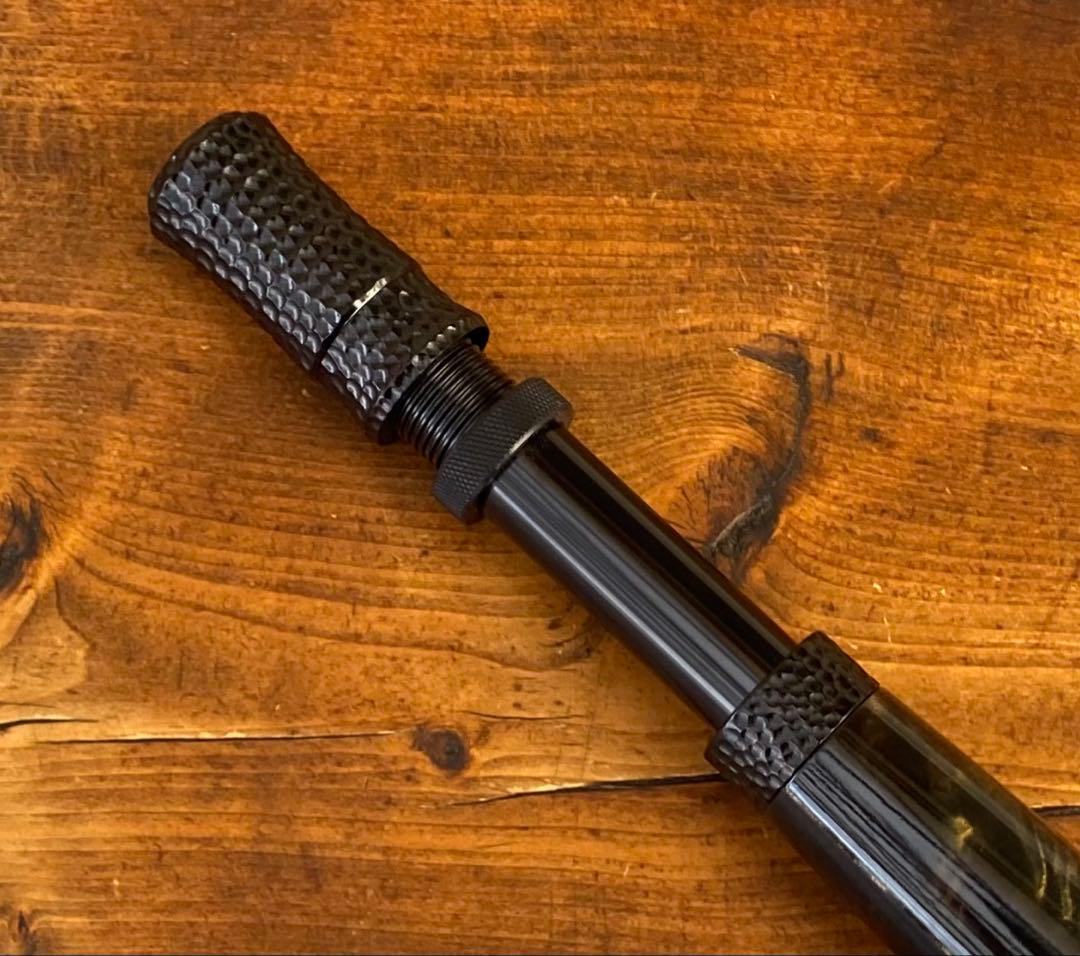 ロッドグリップ　インロッドフェルール　渓流釣り　スピニングロッド用　天然木