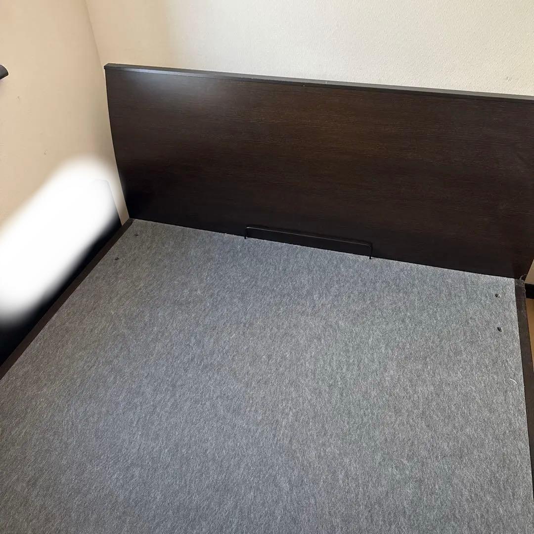 島忠購入 シモンズベッドフレーム ダブルサイズ シンプル 収納 おしゃれ 家具