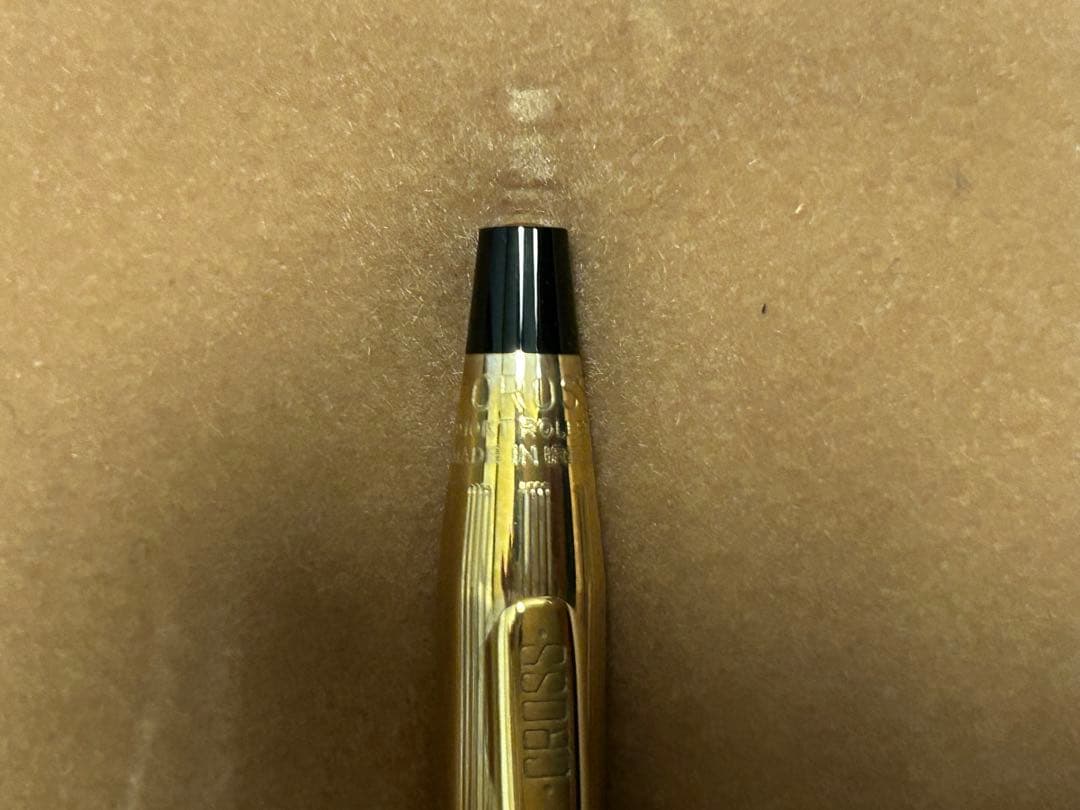美品　CROSS クロスボールペン　10金張No.4502