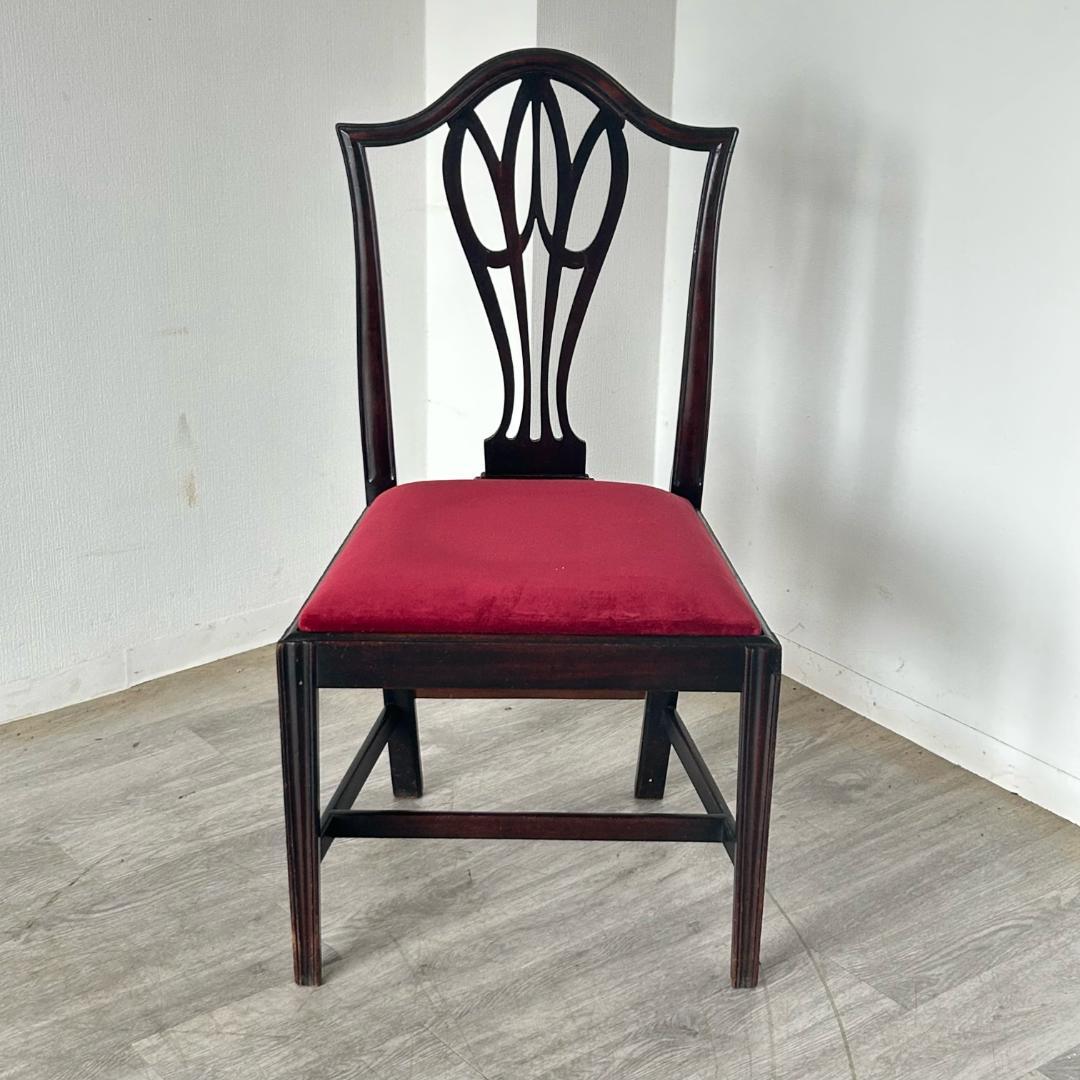 イギリス アンティーク 家具 ダイニング チェア 1930年頃 椅子 590A3