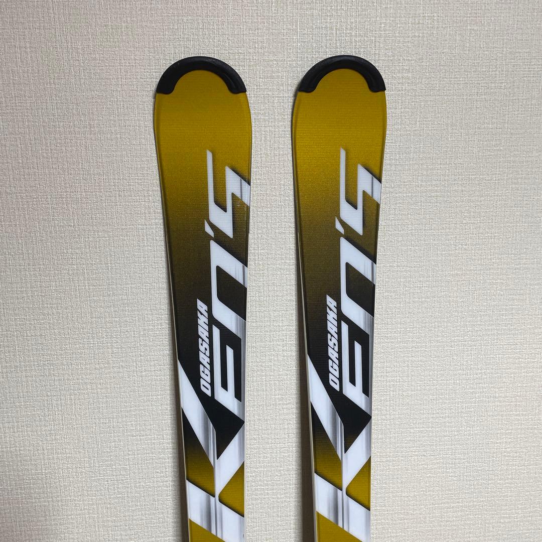 OGASAKA KEO’Sスキー板 ビンディング付き イエロー/ブラック