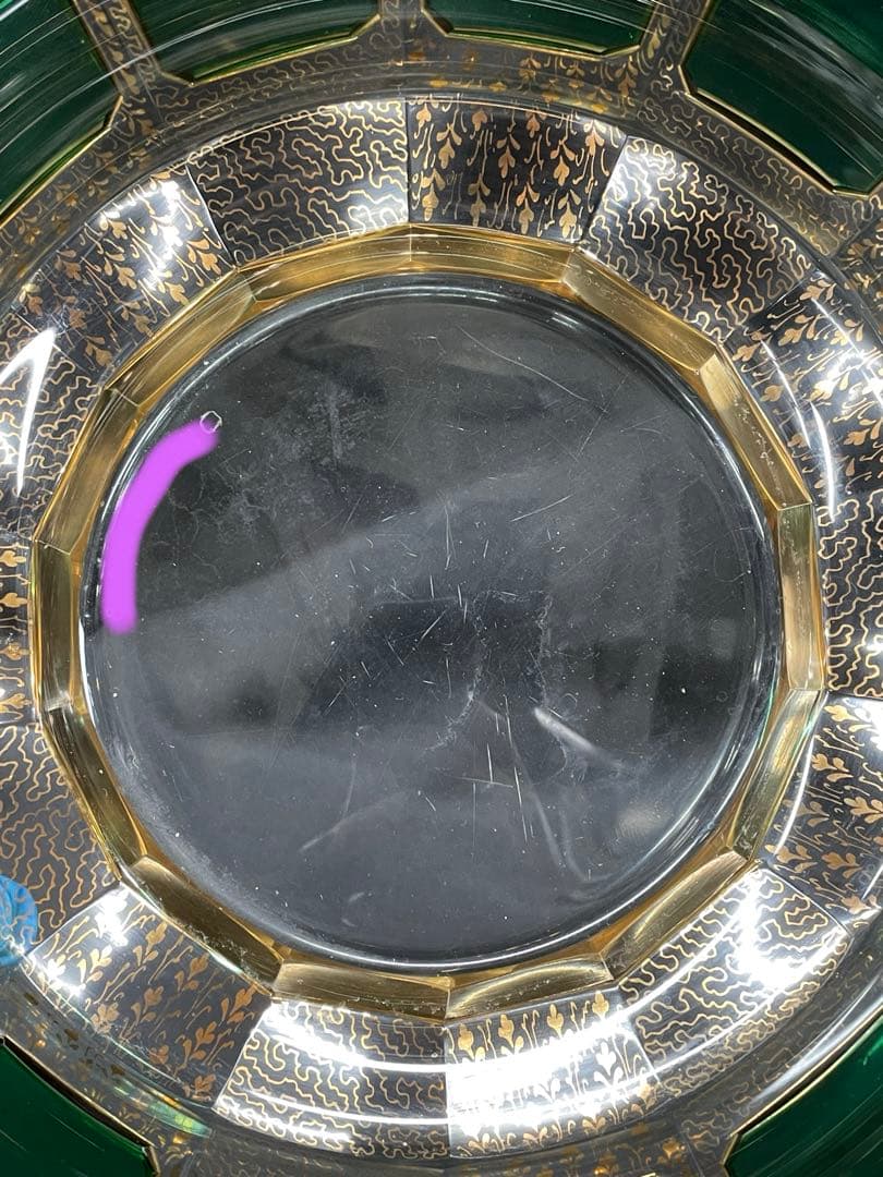 【USED】ヴェネツィアンガラス ? ベネチアンガラス ? ボウル　灰皿