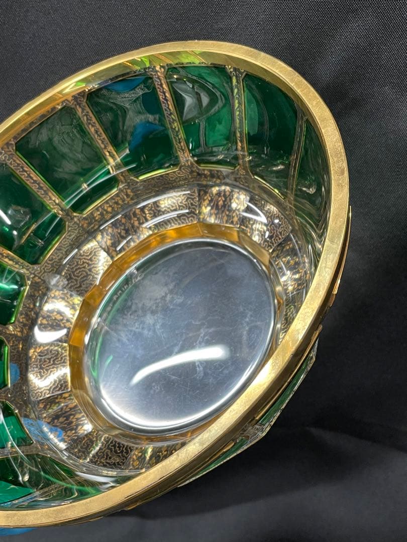 【USED】ヴェネツィアンガラス ? ベネチアンガラス ? ボウル　灰皿