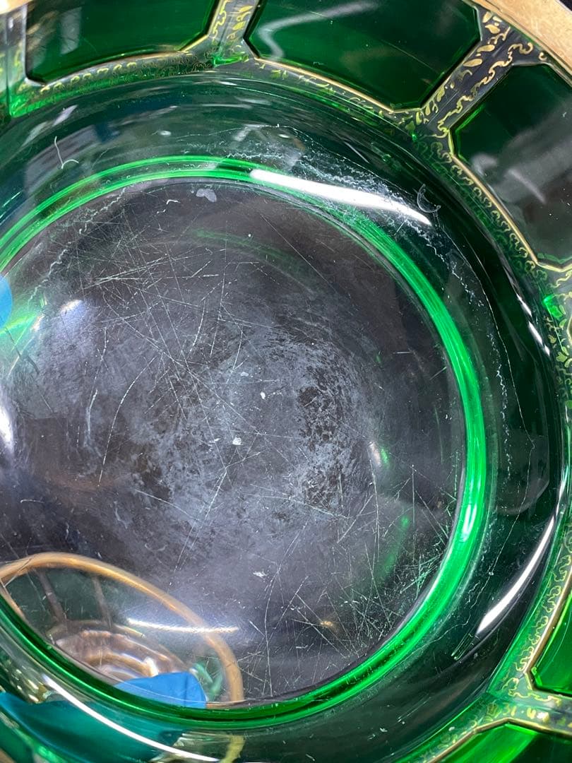 【USED】ヴェネツィアンガラス ? ベネチアンガラス ? ボウル　灰皿