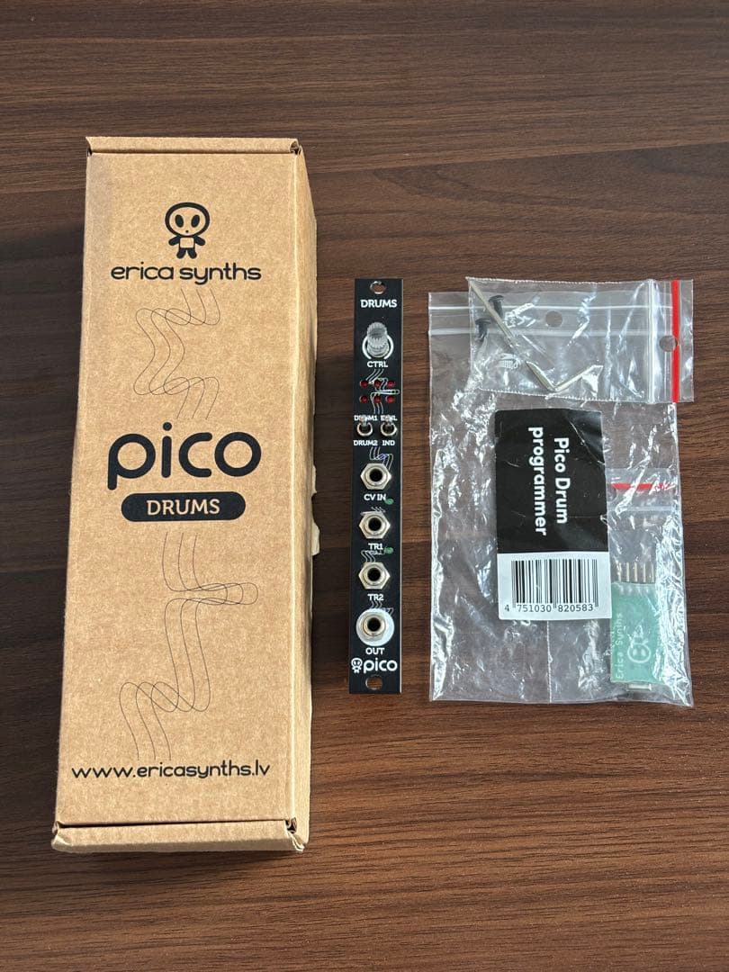 Erica synths Pico drums プログラマー付き