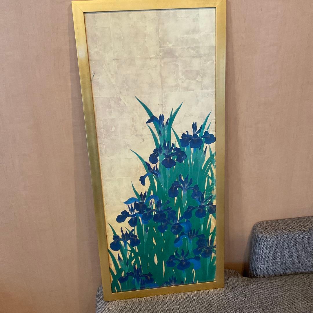 S*a様 尾形光琳 燕子花図屏風 アートフレーム　インテリア　99 メトロポリタ