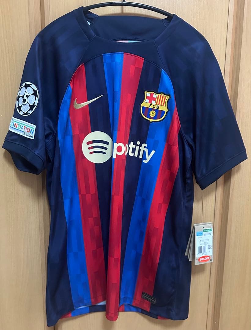 【正規品】22/23 バルセロナ　セルヒオ・ブスケツCLユニホーム