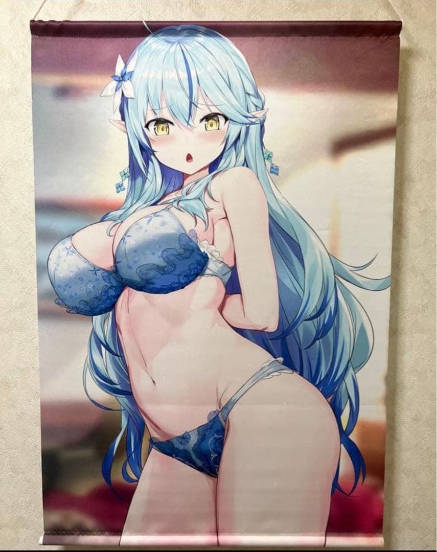 台湾 ホロライブ 雪花ラミィ タペストリー