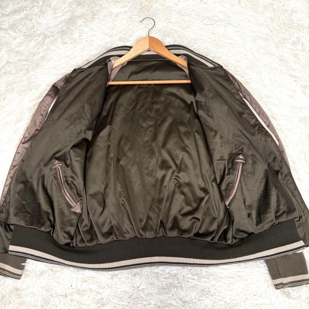 ゴア GOA エンブロイダリーリバーシブルスカジャン オーバーサイズ XL相当