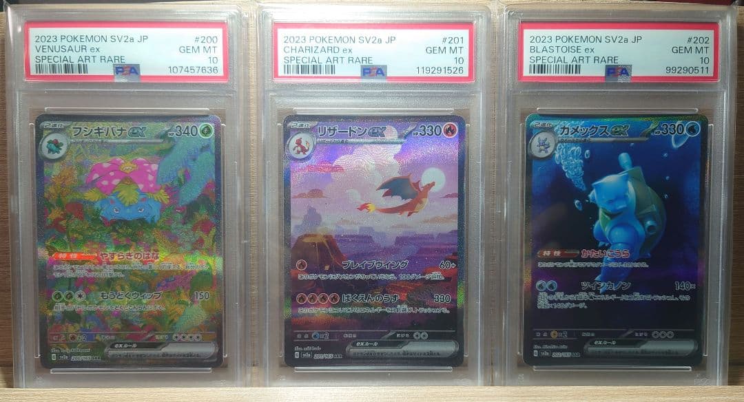 【PSA10】フシギバナ リザードン カメックス sar 151