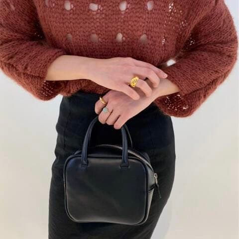 EDIT.FOR LULU エディットフォールル abc ミニレザーバッグ