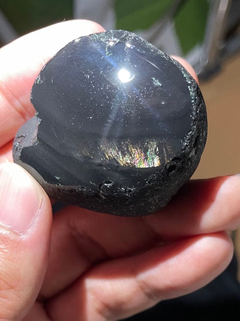 研磨品　十勝石玲瓏　ゴールデンレインボー　特級品