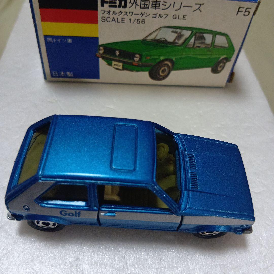 トミカ青箱　フォルクスワーゲン ゴルフ GLE 1/56　日本製　外箱共に極上品