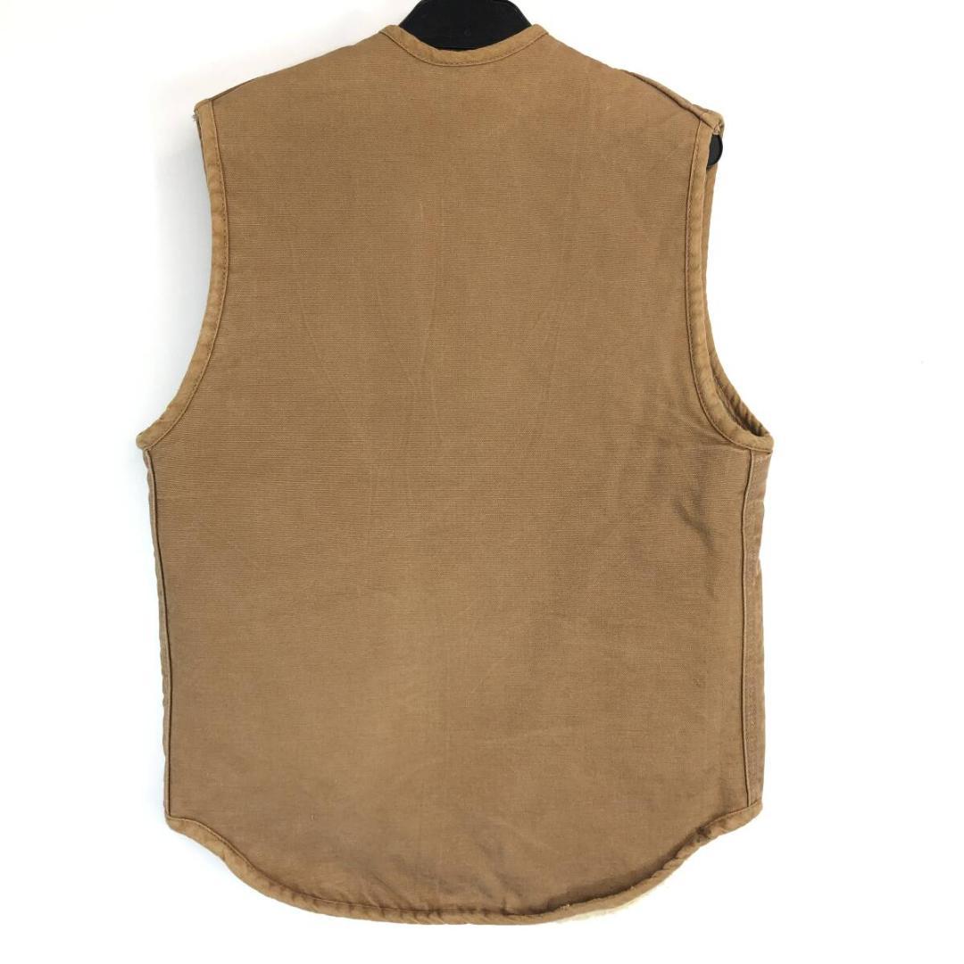 70s Vintage カーハート 裏ボア ダック地 ベスト Sサイズ